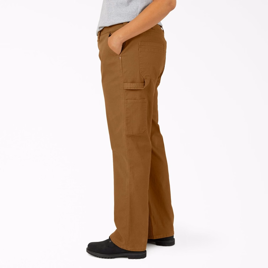 Pantaloni de tâmplărie Duck Carpenter cu croială dreaptă și stil FLEX pentru femei Plus