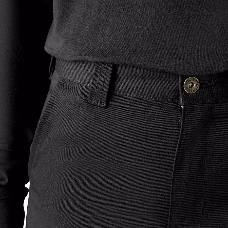 Pantaloni Dickies X Spitfire pentru copii cu manșete din flanel