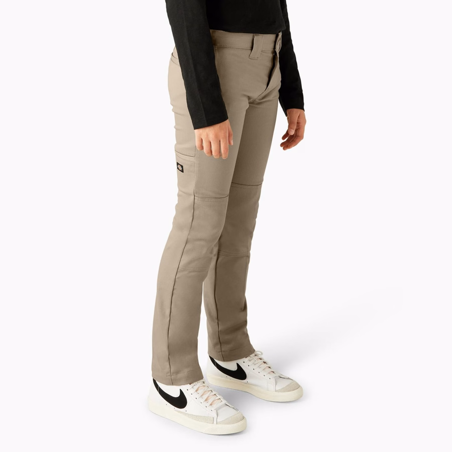 Pantaloni FLEX Skinny Fit pentru băieți, cu croială dublă la genunchi. Mărimea 4-20