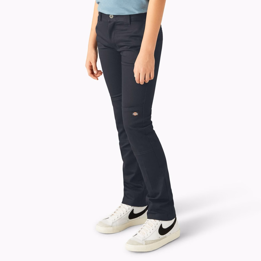 Pantaloni FLEX Skinny Fit pentru băieți, cu croială dublă la genunchi. Mărimea 4-20
