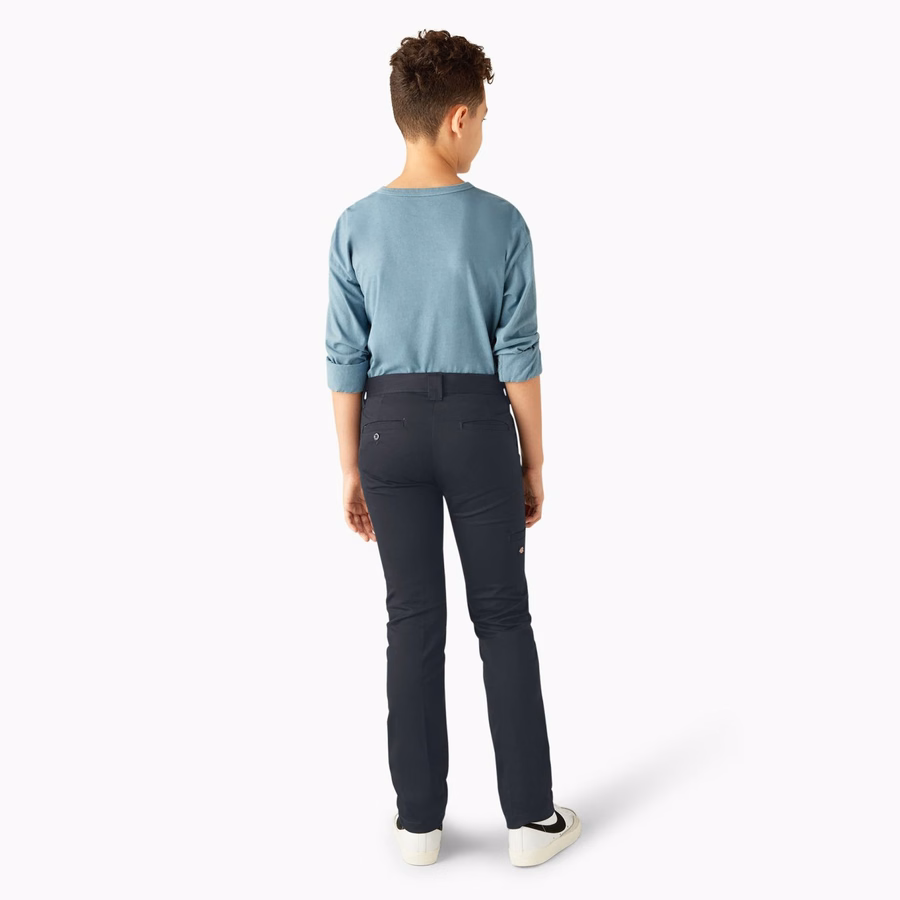 Pantaloni FLEX Skinny Fit pentru băieți, cu croială dublă la genunchi. Mărimea 4-20