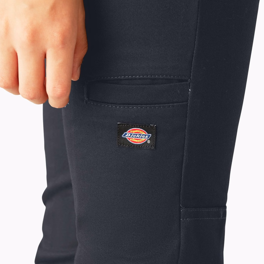 Pantaloni FLEX Skinny Fit pentru băieți, cu croială dublă la genunchi. Mărimea 4-20
