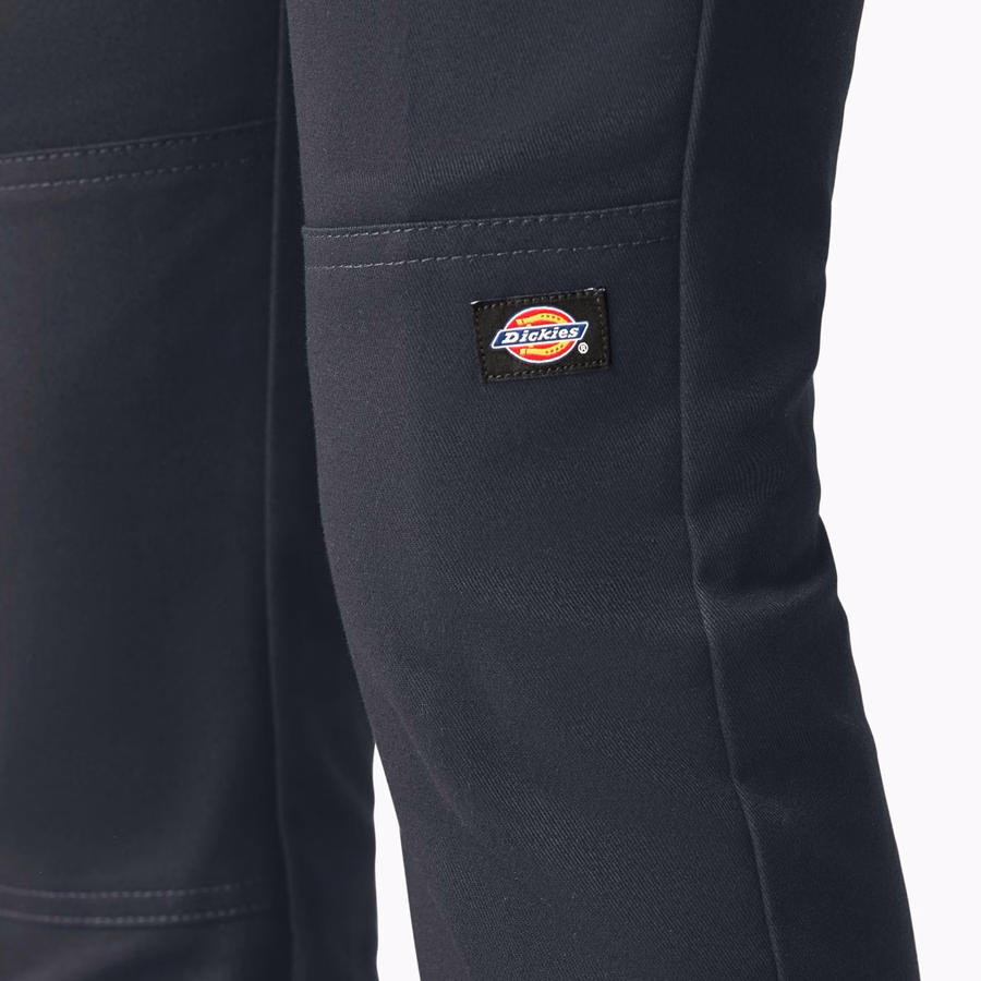 Pantaloni FLEX Skinny Fit pentru băieți, cu croială dublă la genunchi. Mărimea 4-20