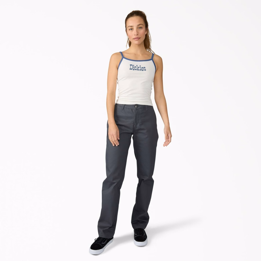 Pantaloni de lucru Super Flex pentru femei cu picior drept