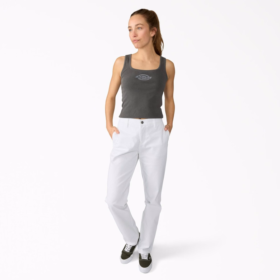 Pantaloni de lucru Super Flex pentru femei cu picior drept