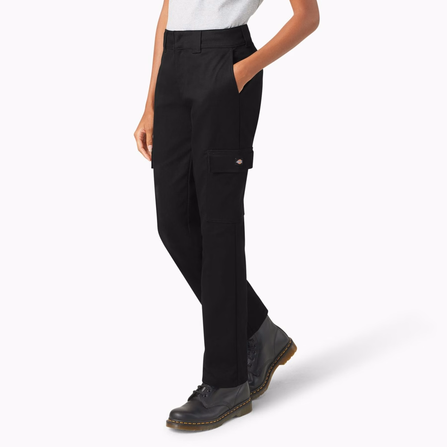 Pantaloni cargo cu croială dreaptă Super Flex pentru femei