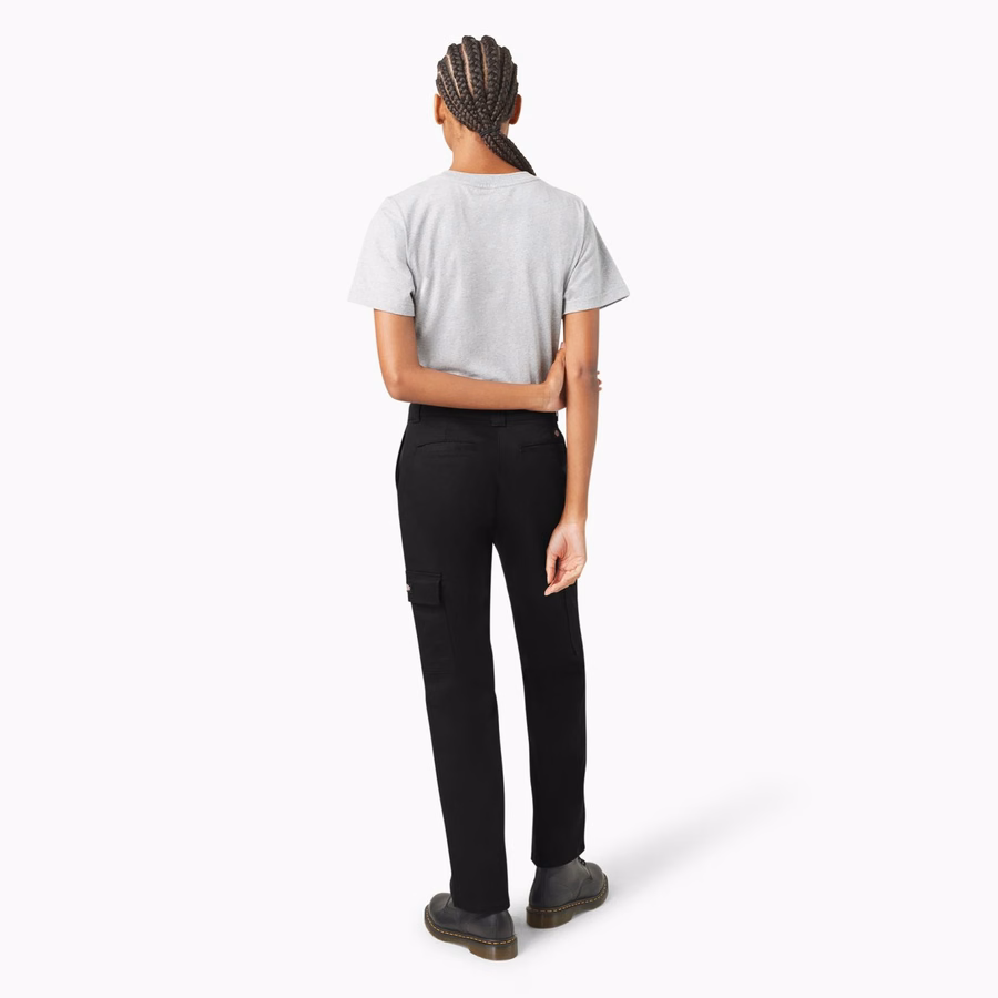 Pantaloni cargo cu croială dreaptă Super Flex pentru femei