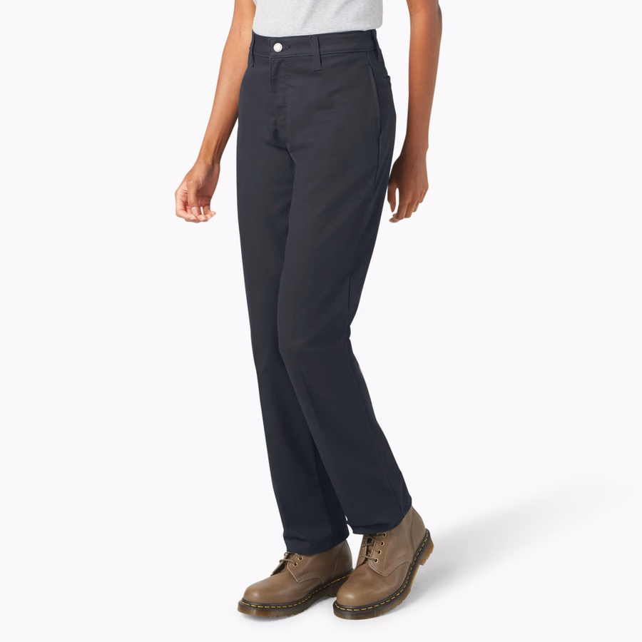 Pantaloni de lucru Super Flex pentru femei cu picior drept