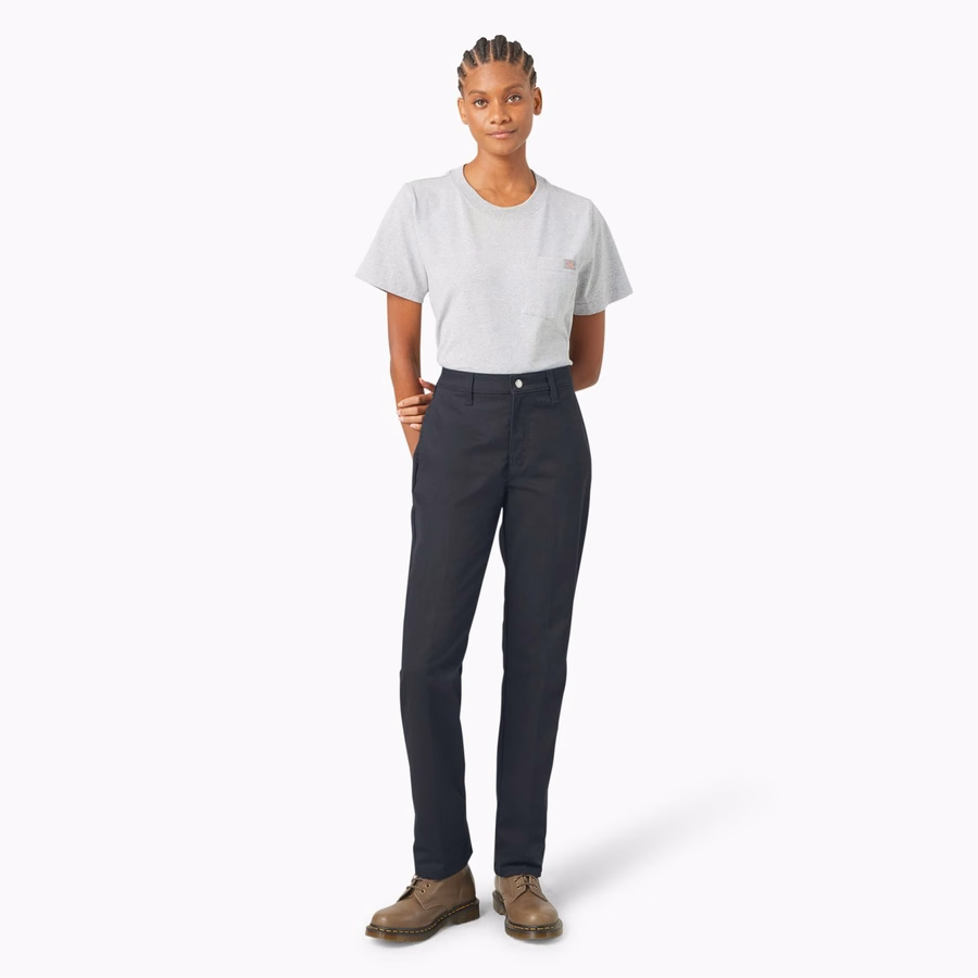Pantaloni de lucru Super Flex pentru femei cu picior drept