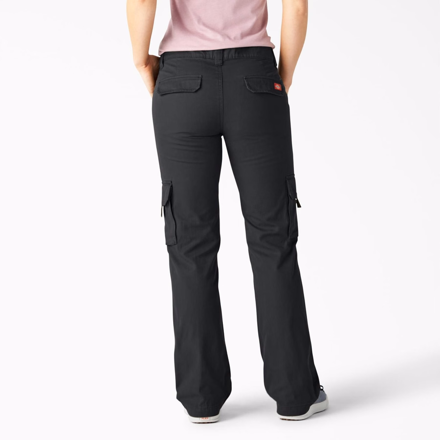 Pantaloni cargo cu croială lejeră pentru femei, cu croială dreaptă