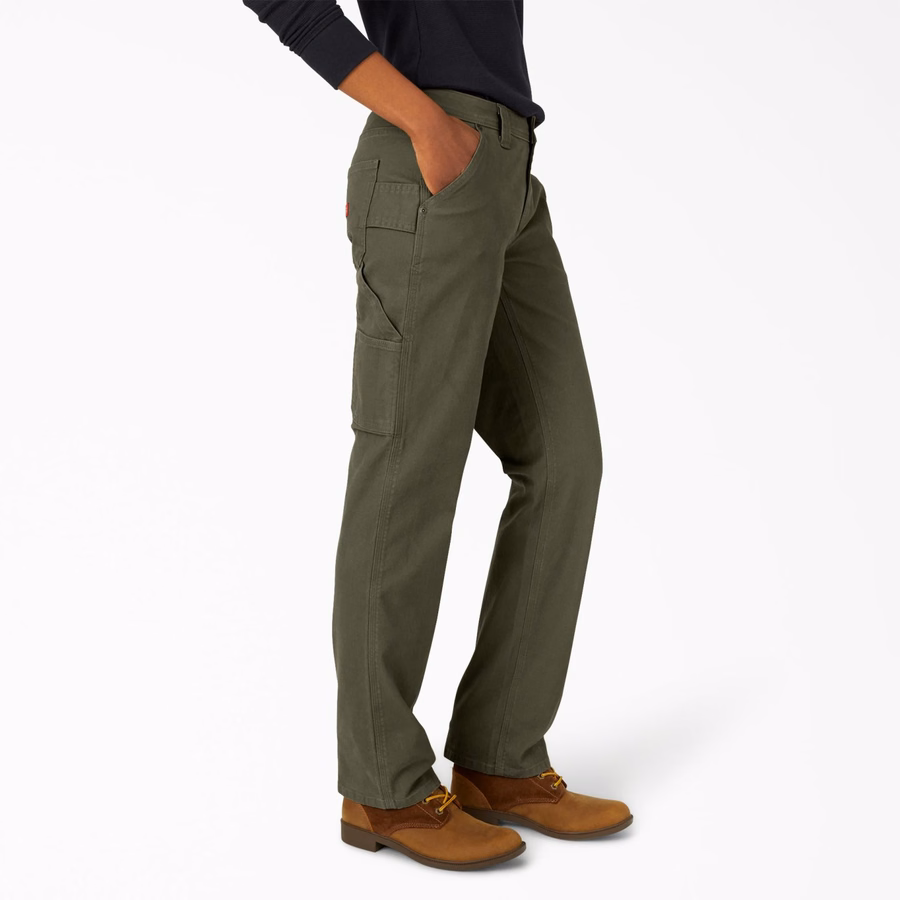 Pantaloni de damă FLEX Relaxed Straight Fit Duck Carpenter