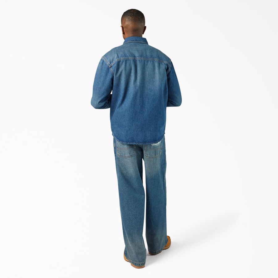Cămașă mecanică din denim