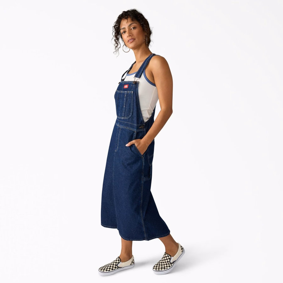 Rochie salopetă din denim pentru femei