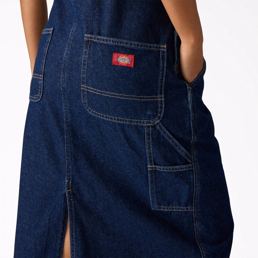 Rochie salopetă din denim pentru femei