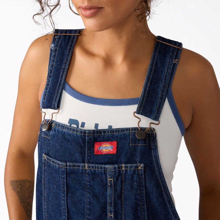 Rochie salopetă din denim pentru femei