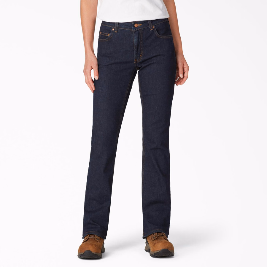 Blugi bootcut cu formă perfectă pentru femei