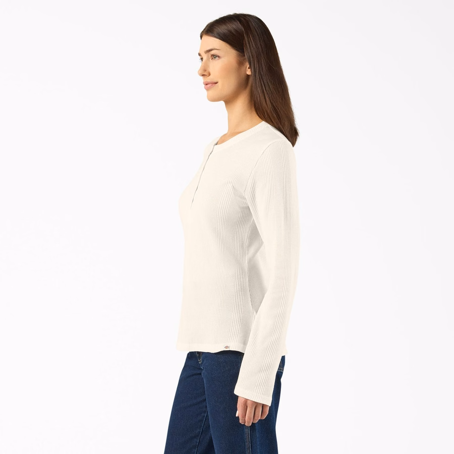 Tricou Henley cu guler rotund pentru femei
