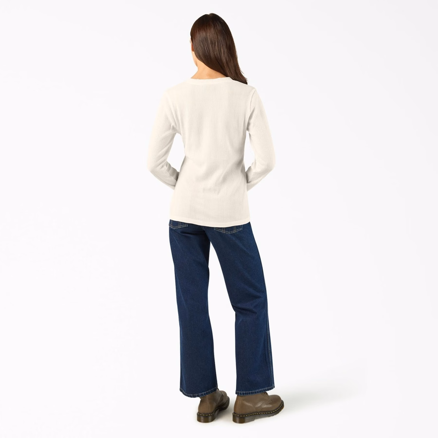 Tricou Henley cu guler rotund pentru femei
