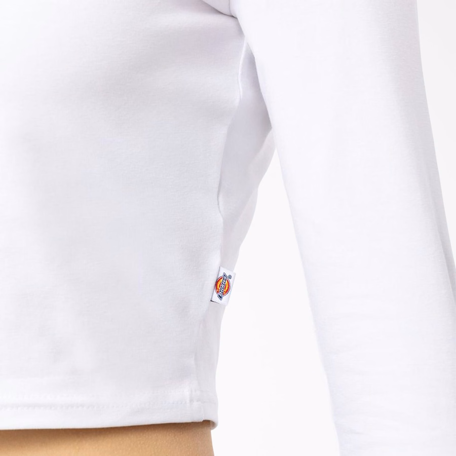 Tricou scurt cu mânecă lungă și logo Maple Valley pentru femei