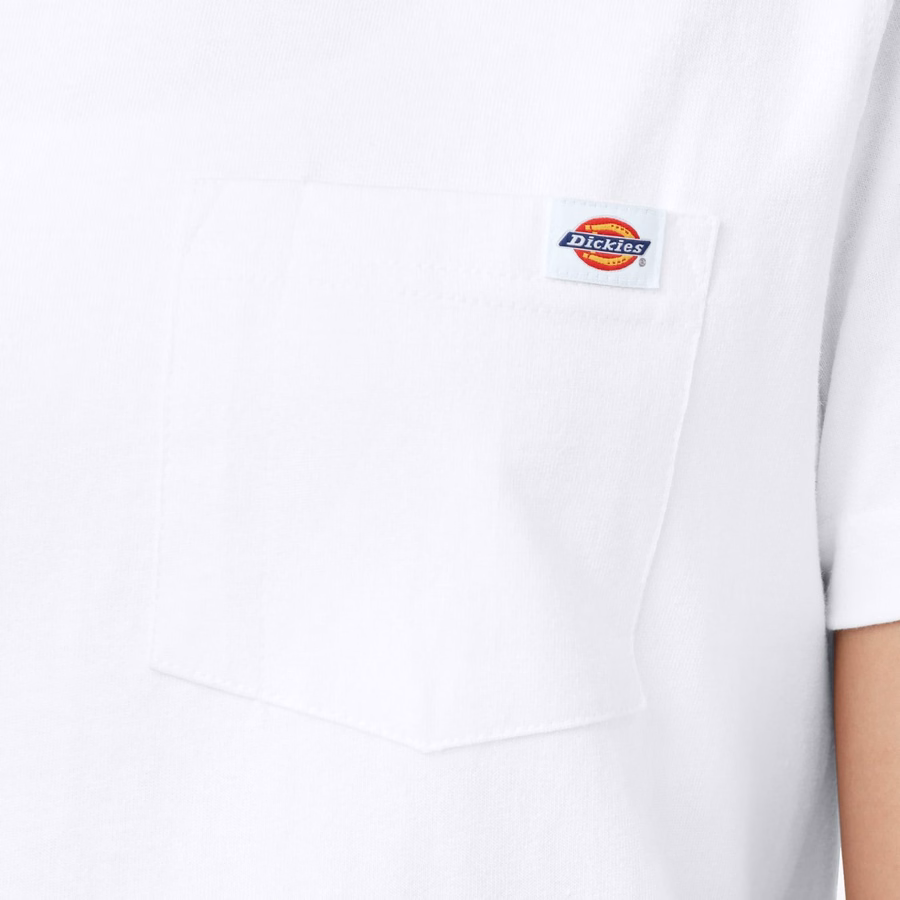 Tricou pentru femei cu mânecă scurtă și buzunar, greutate redusă
