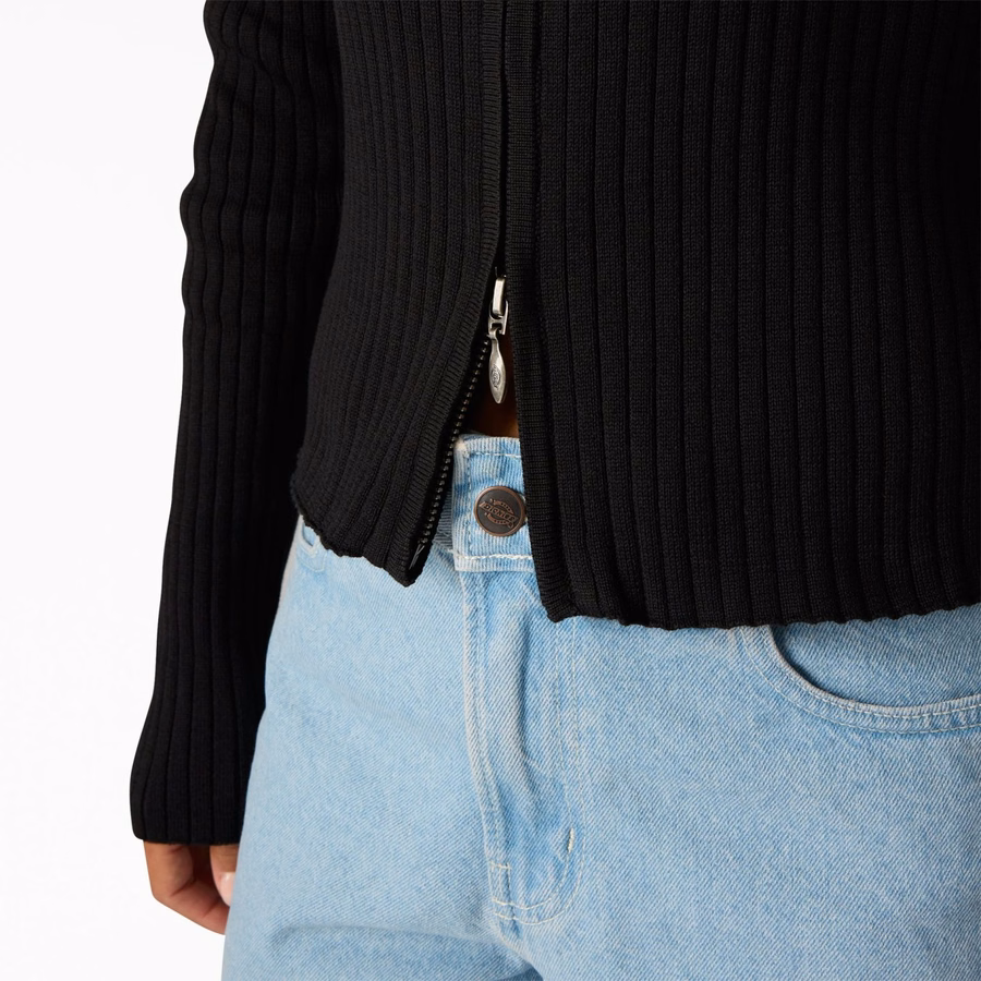 Pulover Wellsville cu fermoar complet pentru femei