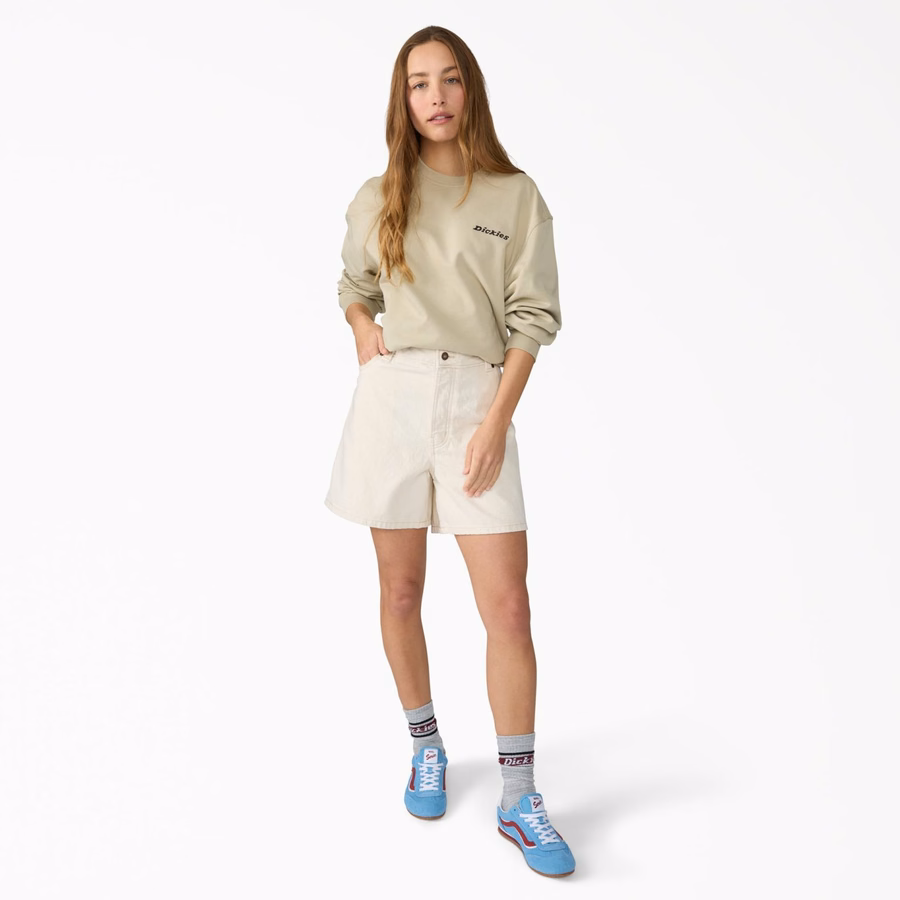 Pantaloni scurți de blugi cu talie înaltă pentru femei 984. 5