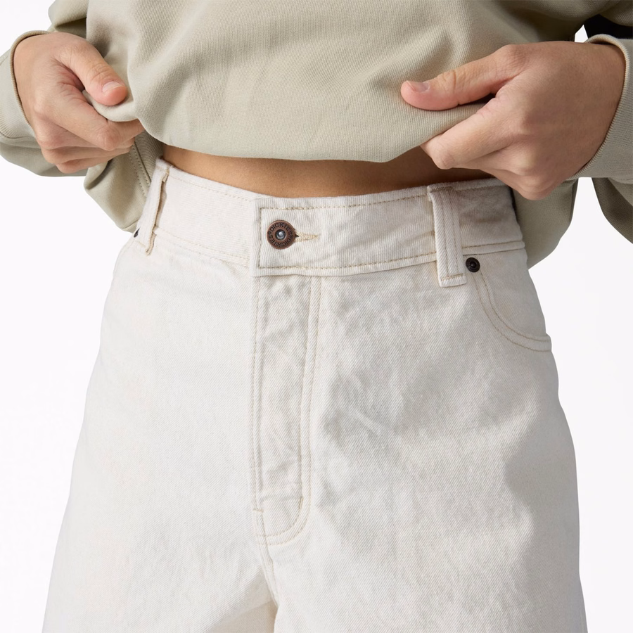 Pantaloni scurți de blugi cu talie înaltă pentru femei 984. 5