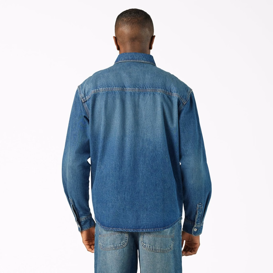Cămașă mecanică din denim
