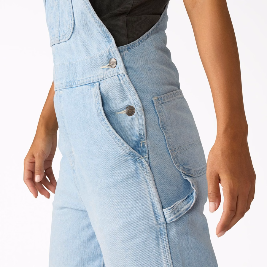 Bavetă din denim larg pentru femei