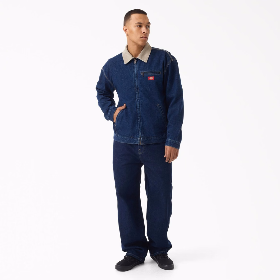 Jachetă de pictor din denim