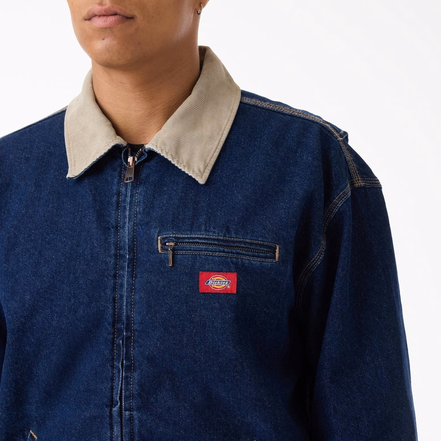 Jachetă de pictor din denim