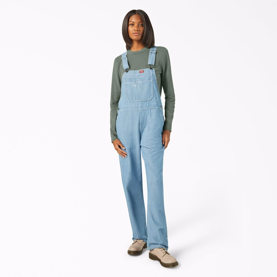 Salopetă tip biberoane cu croială lejeră pentru femei
