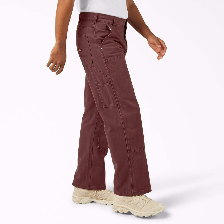 Pantaloni din pânză cu genunchi dublu