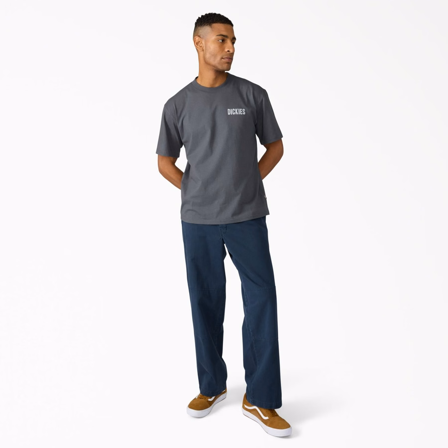 Pantaloni de lucru purtați la genunchi dublu