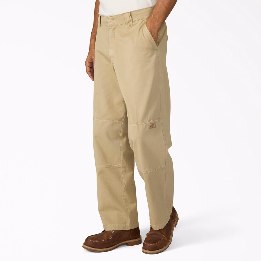 Pantaloni de lucru purtați la genunchi dublu