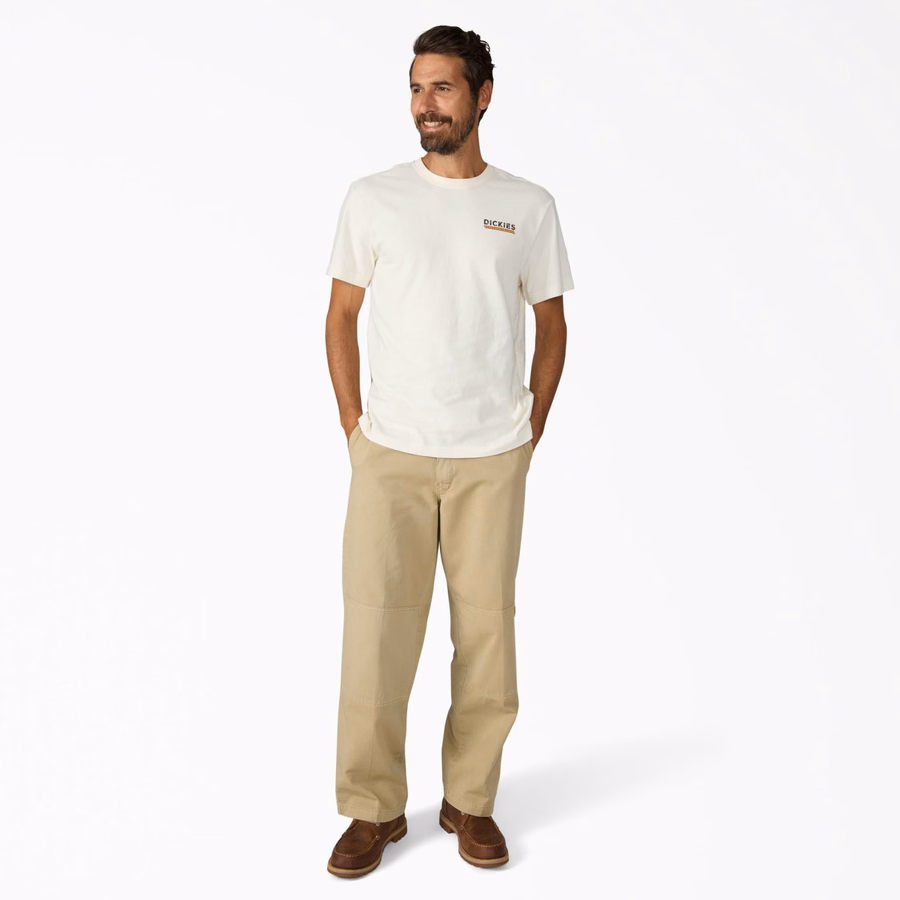 Pantaloni de lucru purtați la genunchi dublu