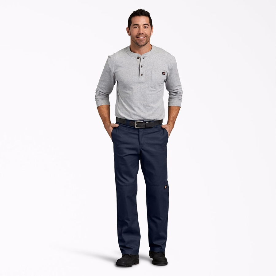 Pantaloni de lucru FLEX Regular Fit, cu croială dublă la genunchi