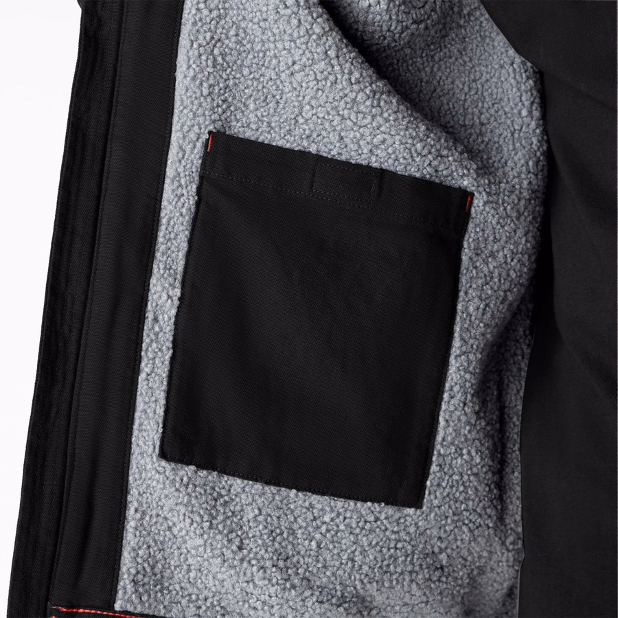 Jachetă Duck Canvas cu fir lung și căptușită cu fleece