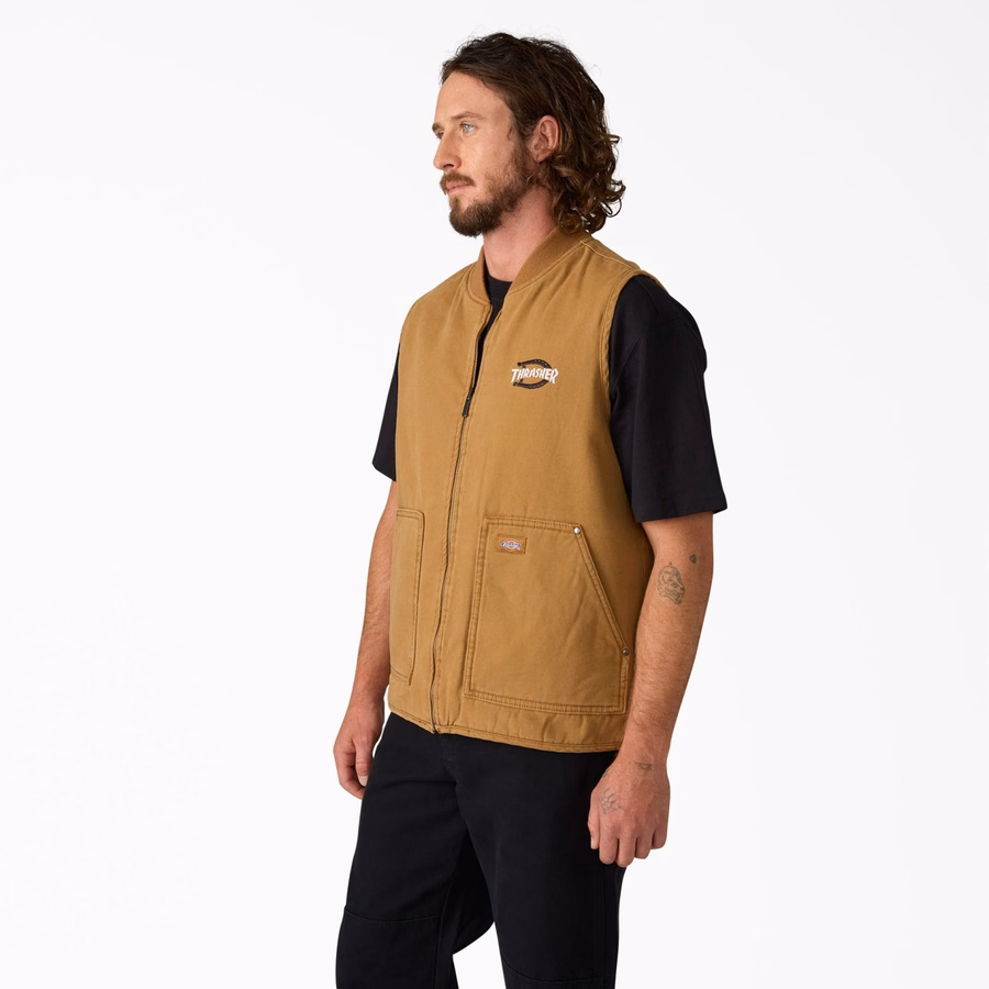Vestă reversibilă Dickies X Thrasher