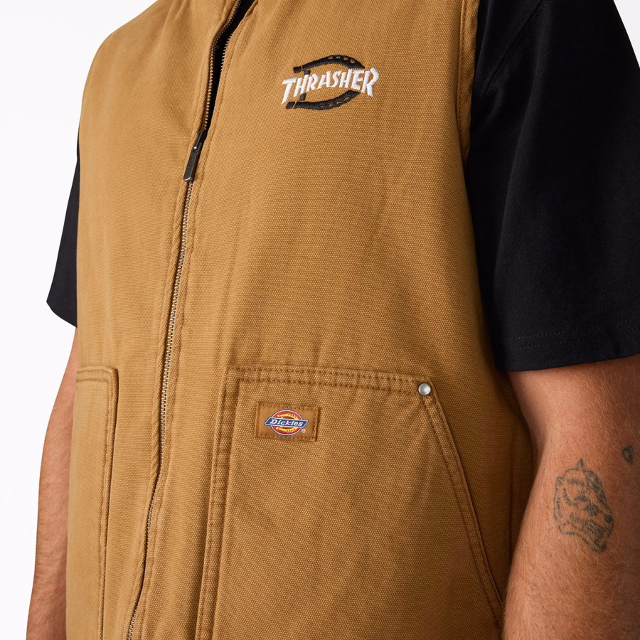 Vestă reversibilă Dickies X Thrasher