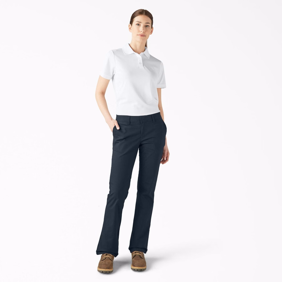 Pantaloni slim fit pentru femei, model bootcut, FLEX