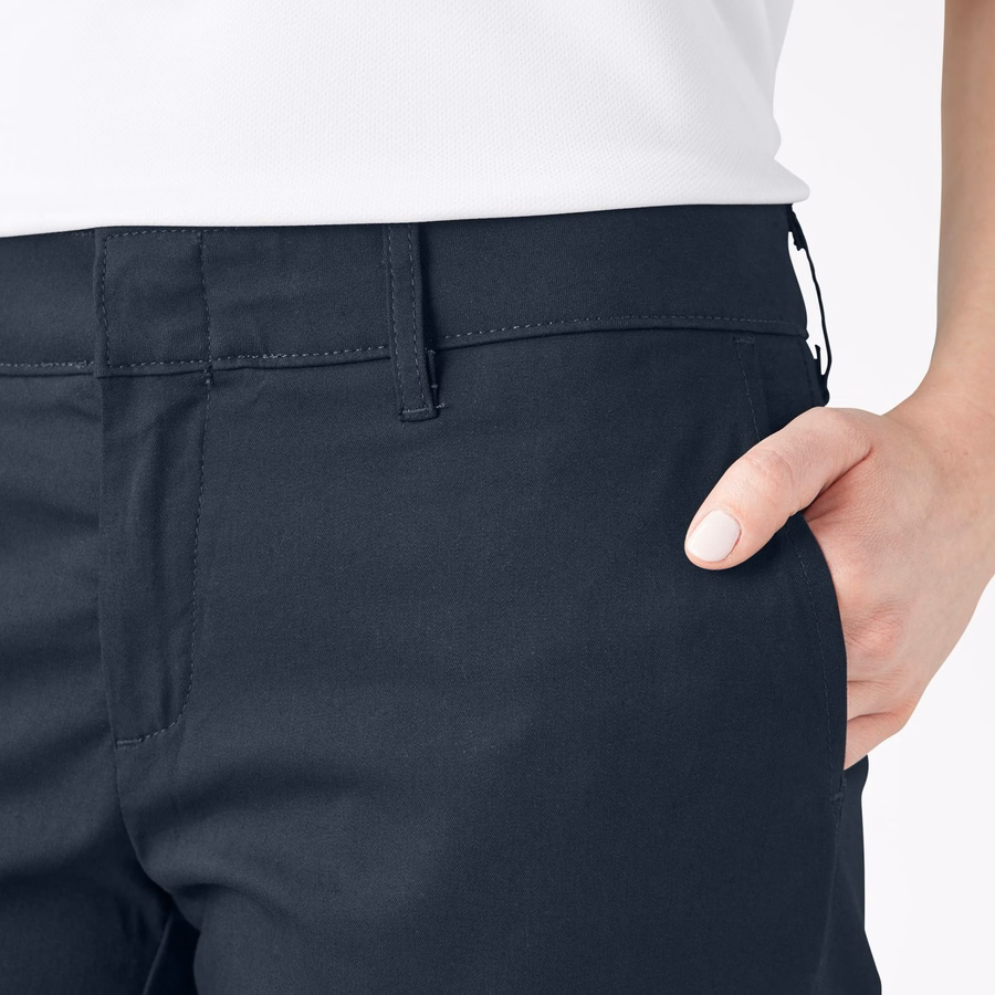 Pantaloni slim fit pentru femei, model bootcut, FLEX