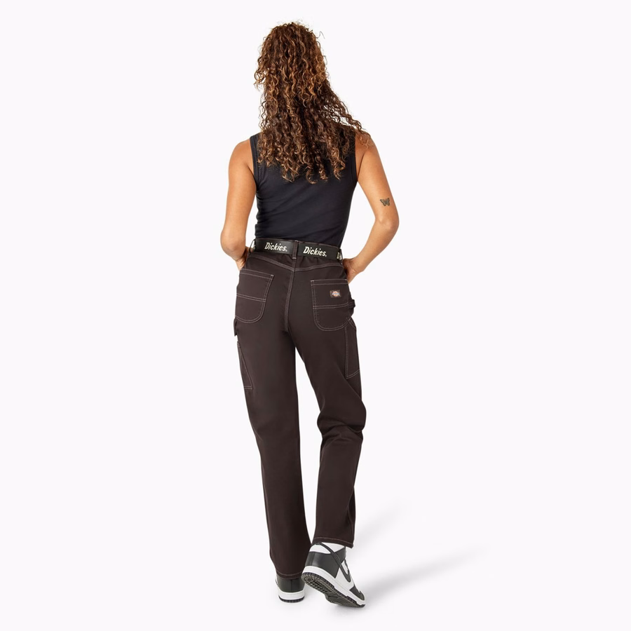 Pantaloni de tâmplărie relaxați pentru femei