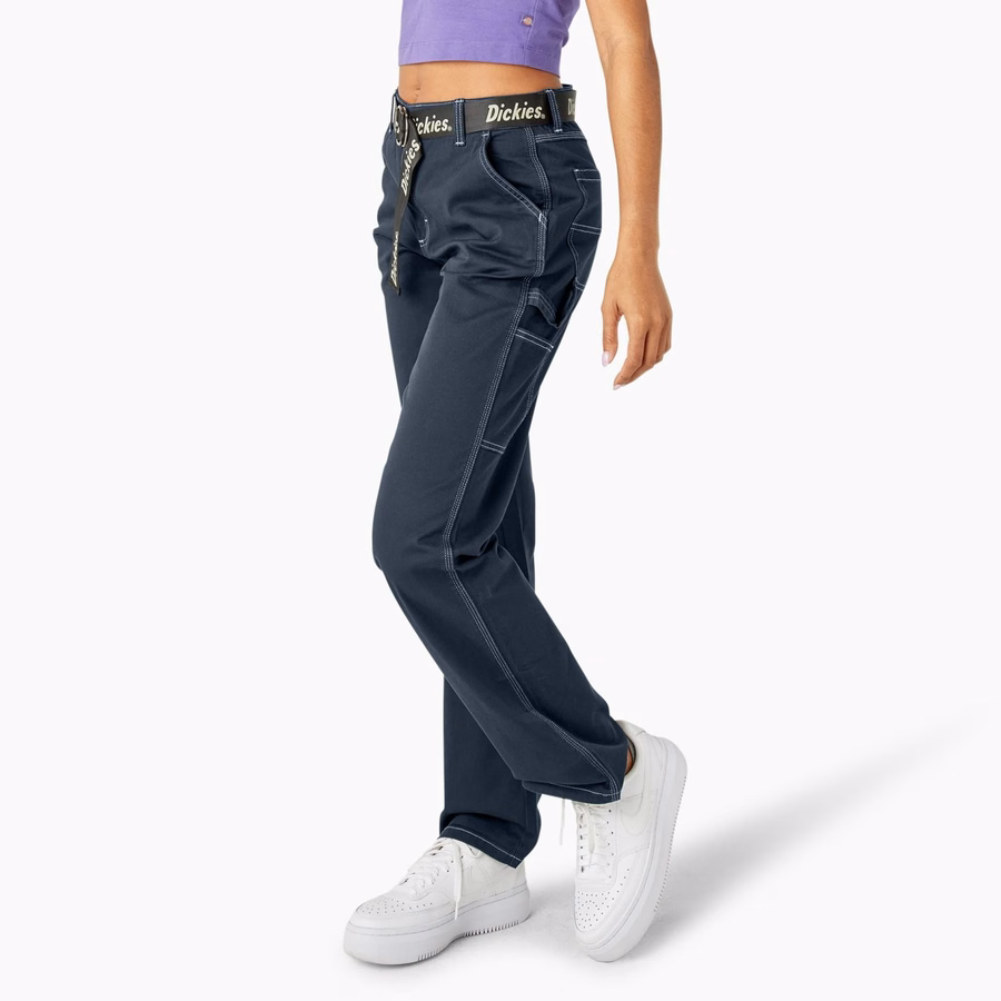 Pantaloni de tâmplărie relaxați pentru femei