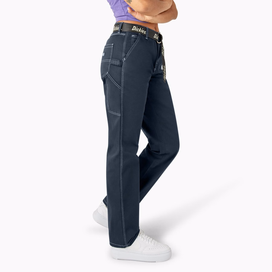 Pantaloni de tâmplărie relaxați pentru femei