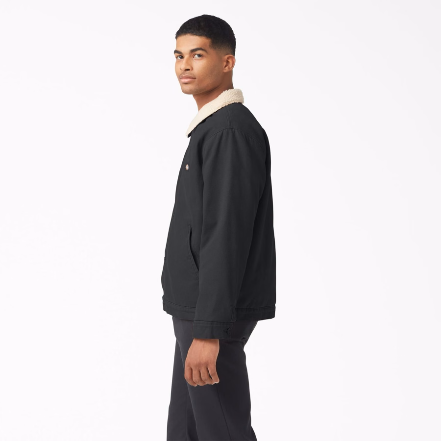 Jachetă din fleece cu fir lung Duck Canvas