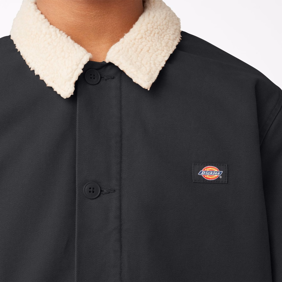 Jachetă din fleece cu fir lung Duck Canvas