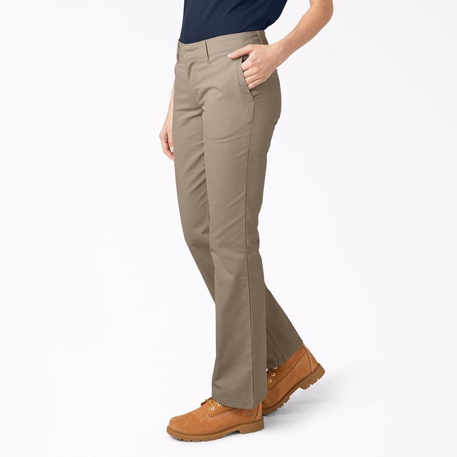 Pantaloni slim fit pentru femei, model bootcut, FLEX