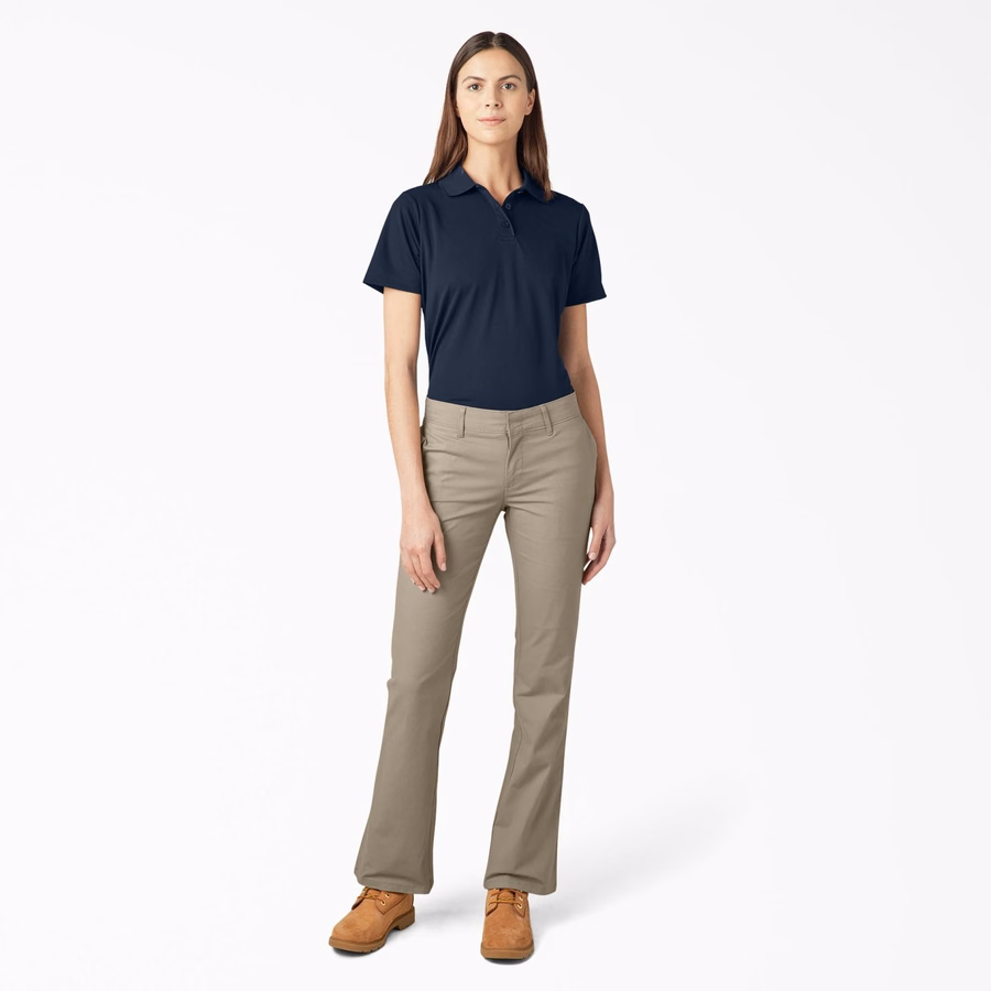 Pantaloni slim fit pentru femei, model bootcut, FLEX