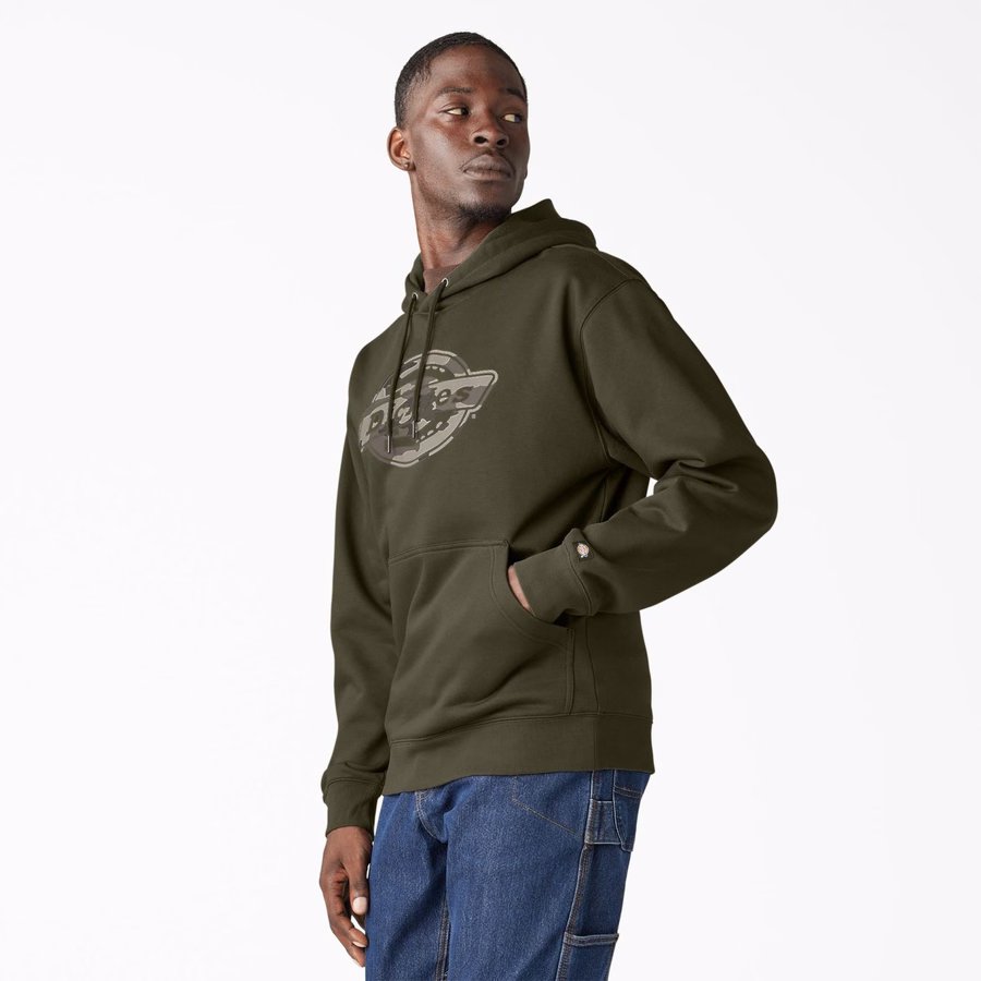 Hanorac cu logo camuflat hidrofug